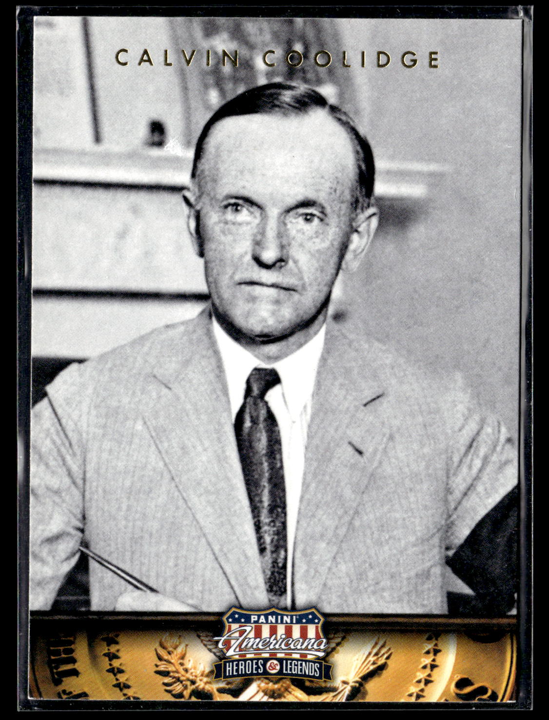 2012 Panini Americana Heroes & Legends #30 Calvin Coolidge