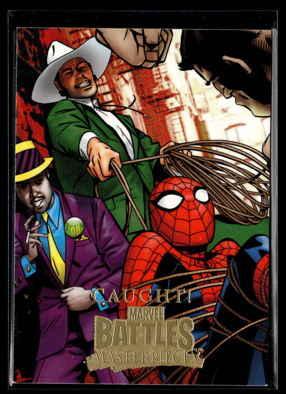 2008 Upper Deck Marvel Masterpieces 3 #49 Caught!