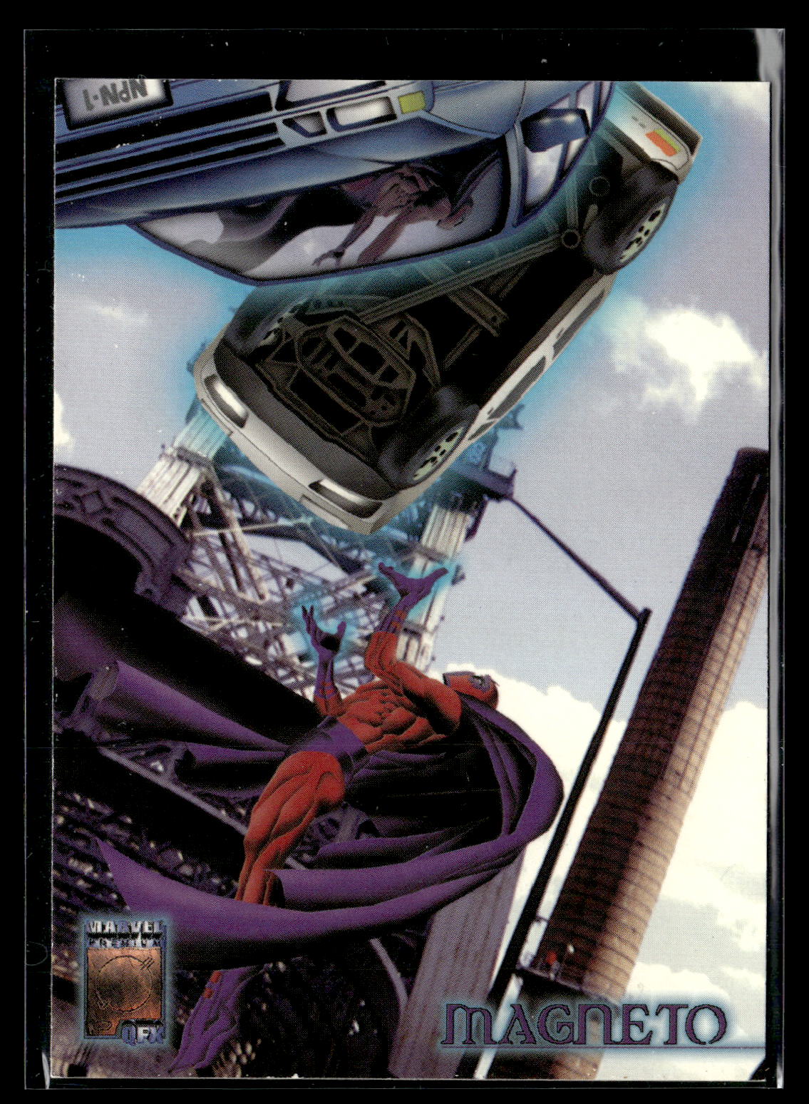 1997 Fleer/SkyBox Marvel Premium QFX #22 Magneto