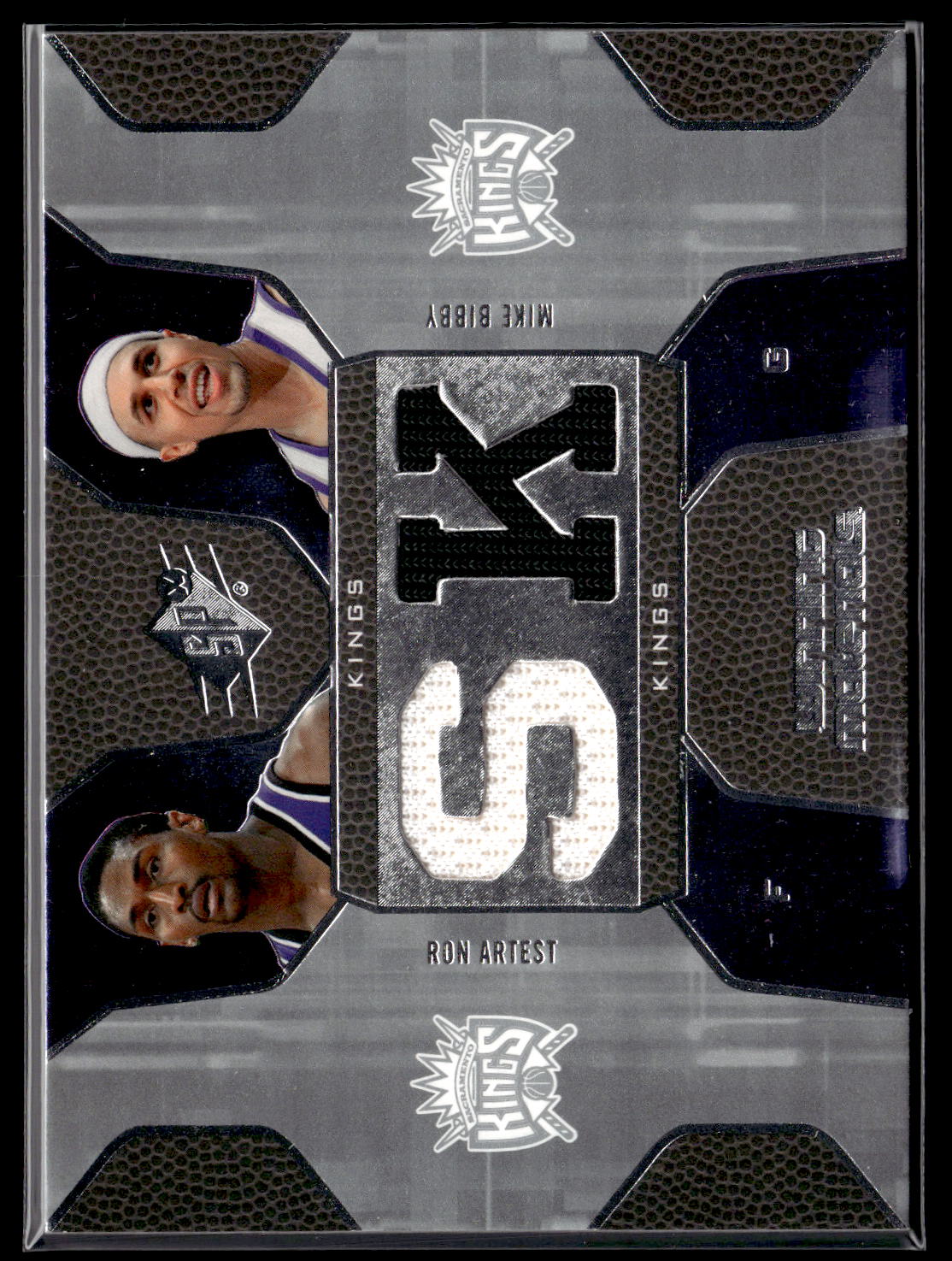 2007-08 SPx #WMC-BA Mike Bibby / Ron Artest Winning Materials Combos