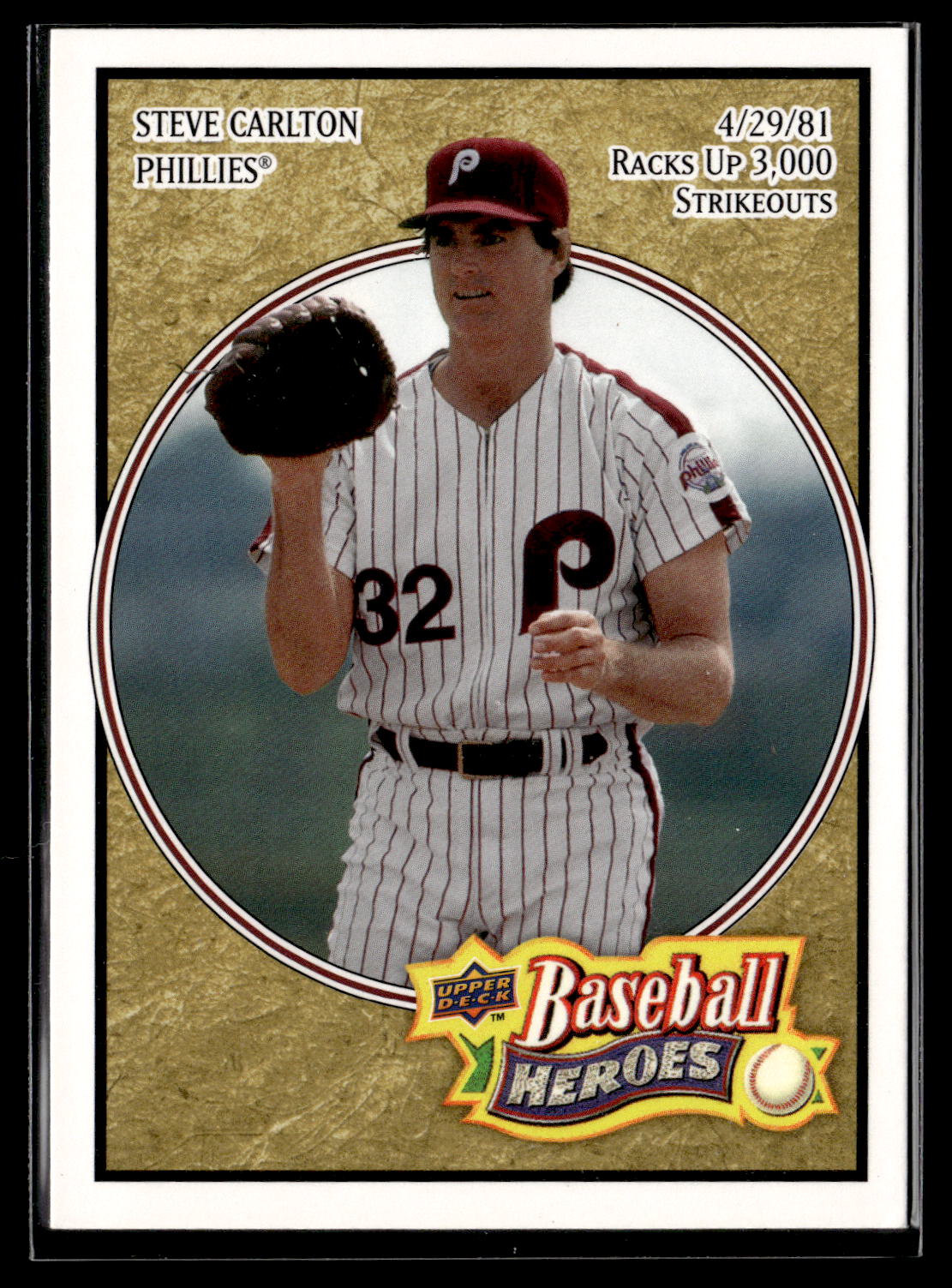 2008 Upper Deck Baseball Heroes #139 Steve Carlton