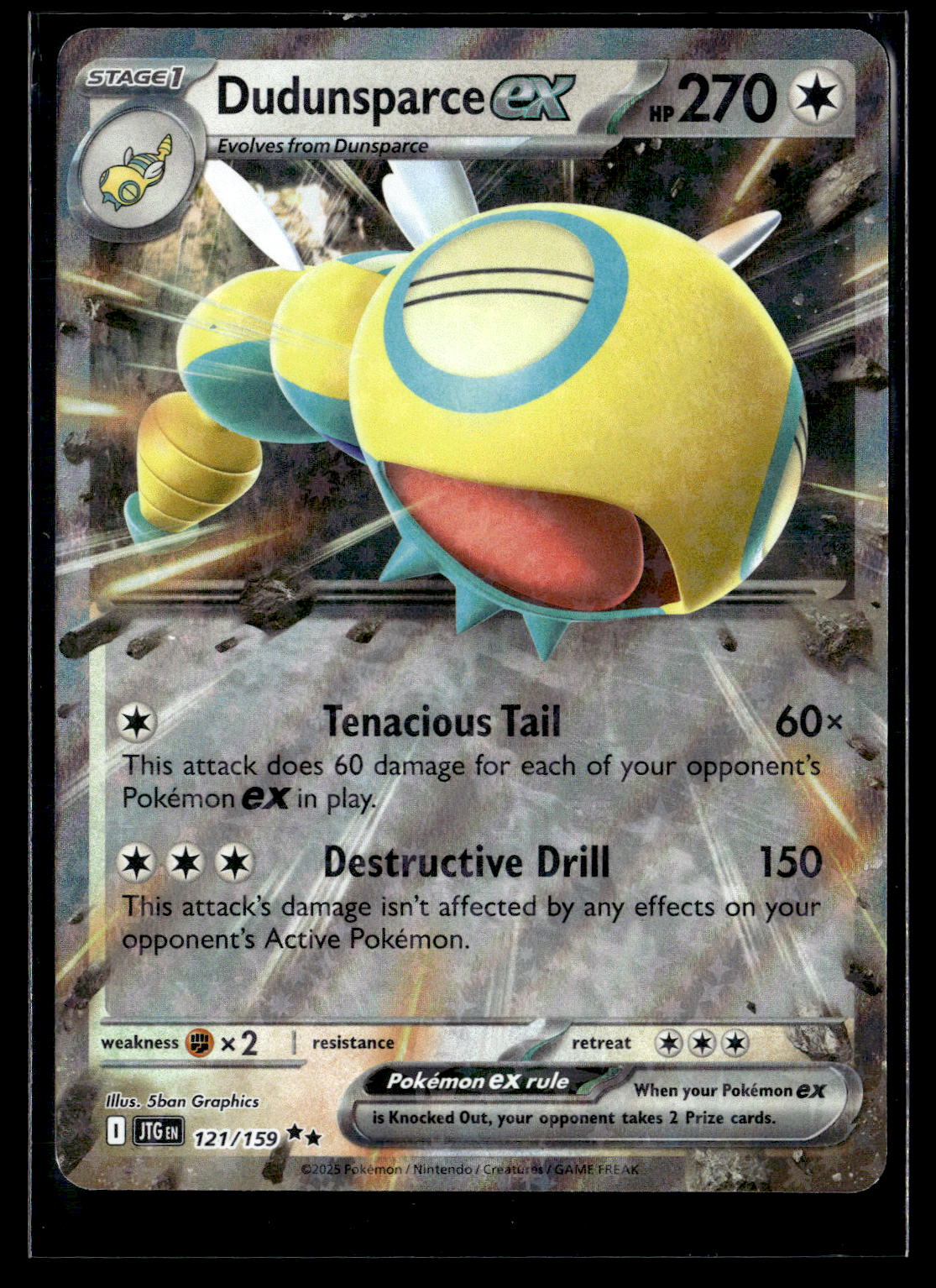 SV09: Journey Together #121/159 Dudunsparce ex