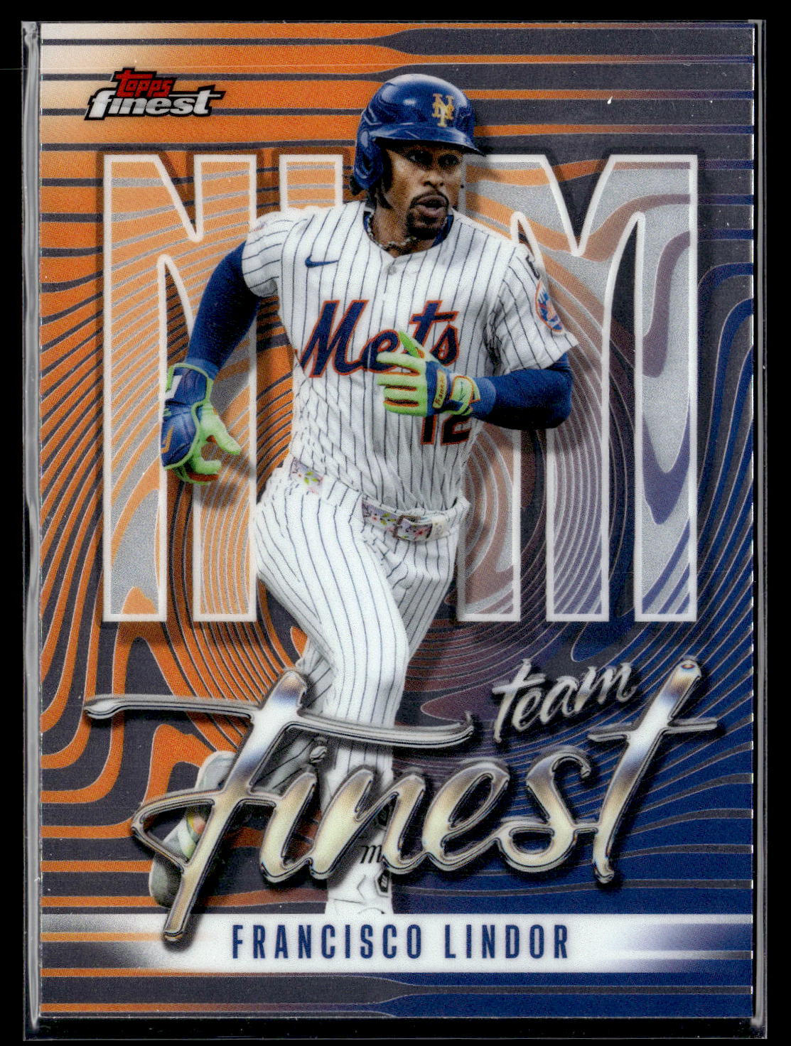 2026 Finest #TF-19 Francisco Lindor Topps Team Finest