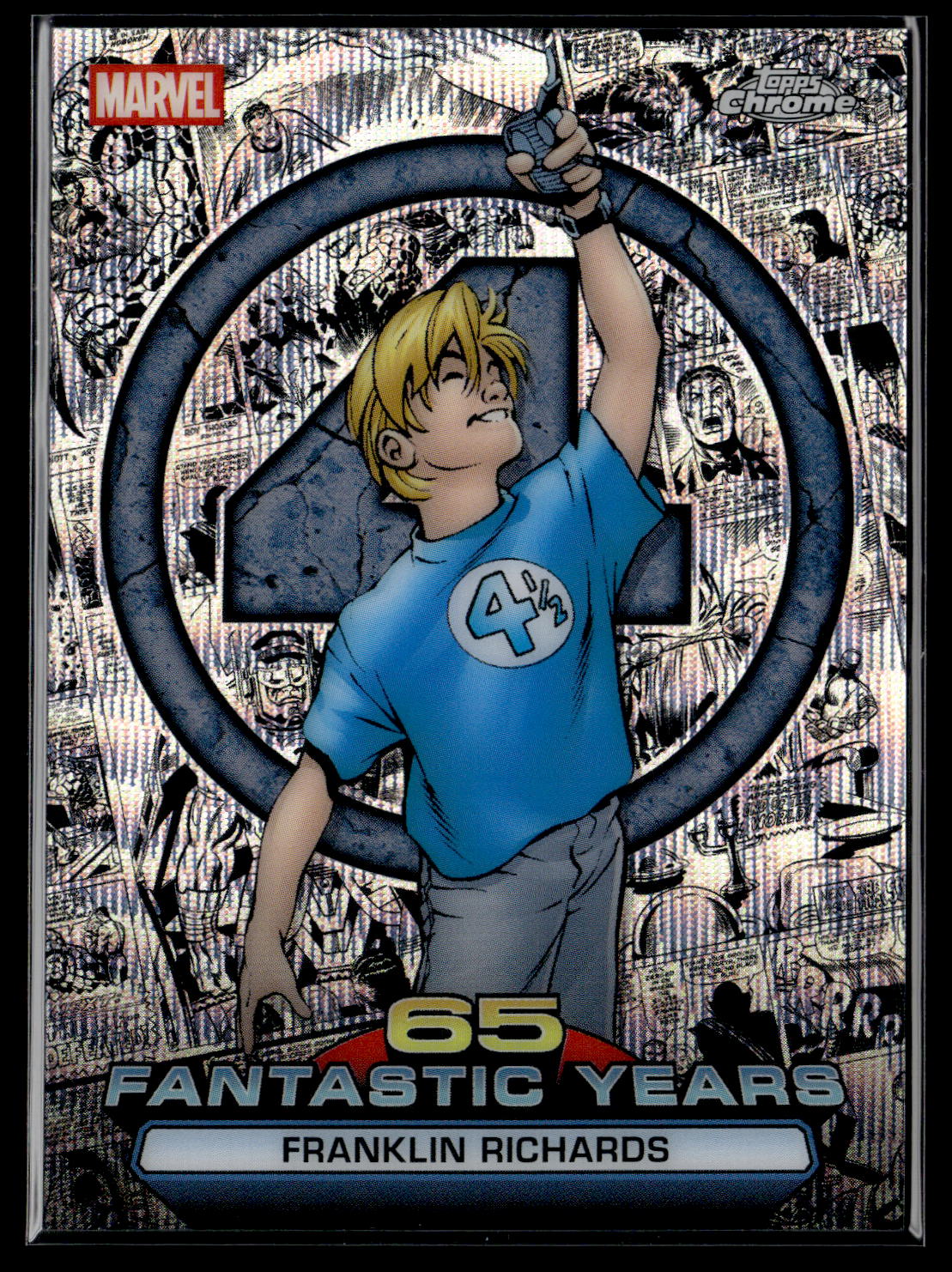 2026 Topps Chrome Marvel Comics #FY-08 Franklin Richards 65 Fantastic Years