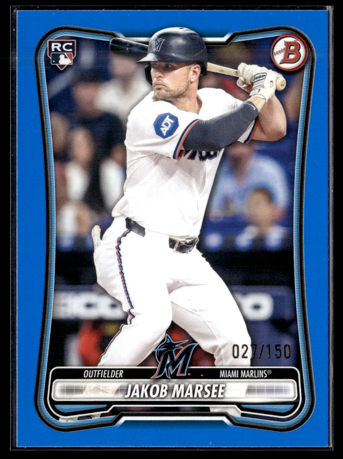 2026 Bowman #86 Jakob Marsee Blue Pattern RC