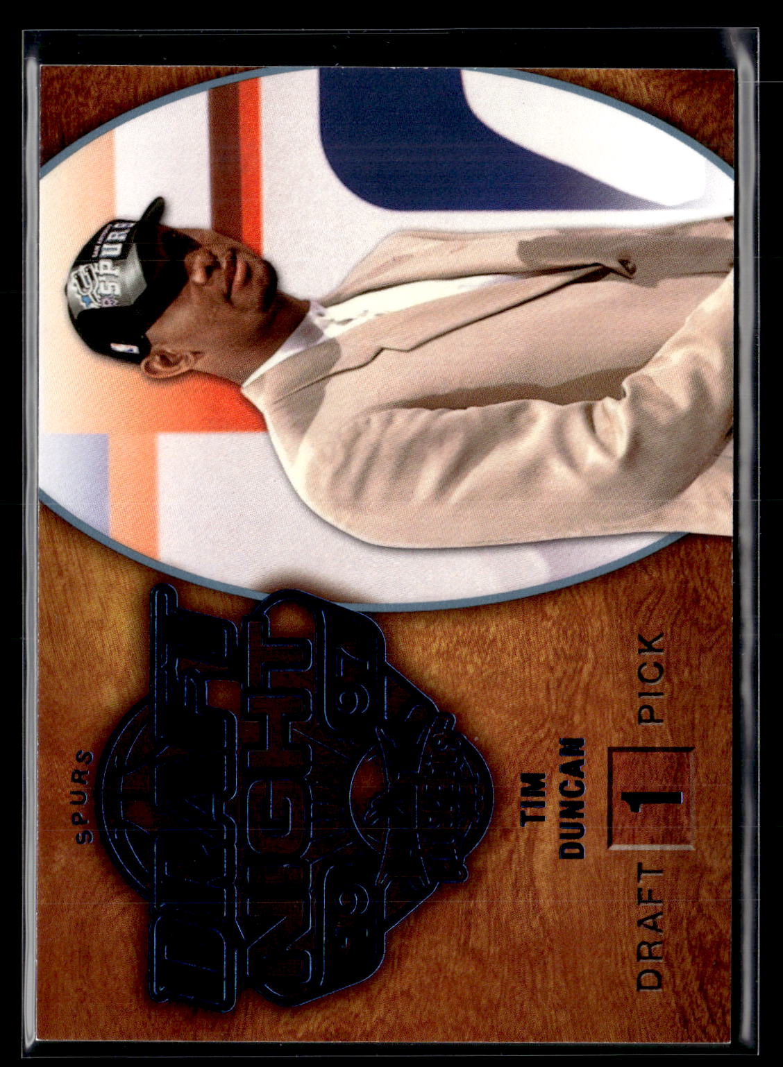 2008-09 Fleer Hot Prospects #97 Tim Duncan Blue