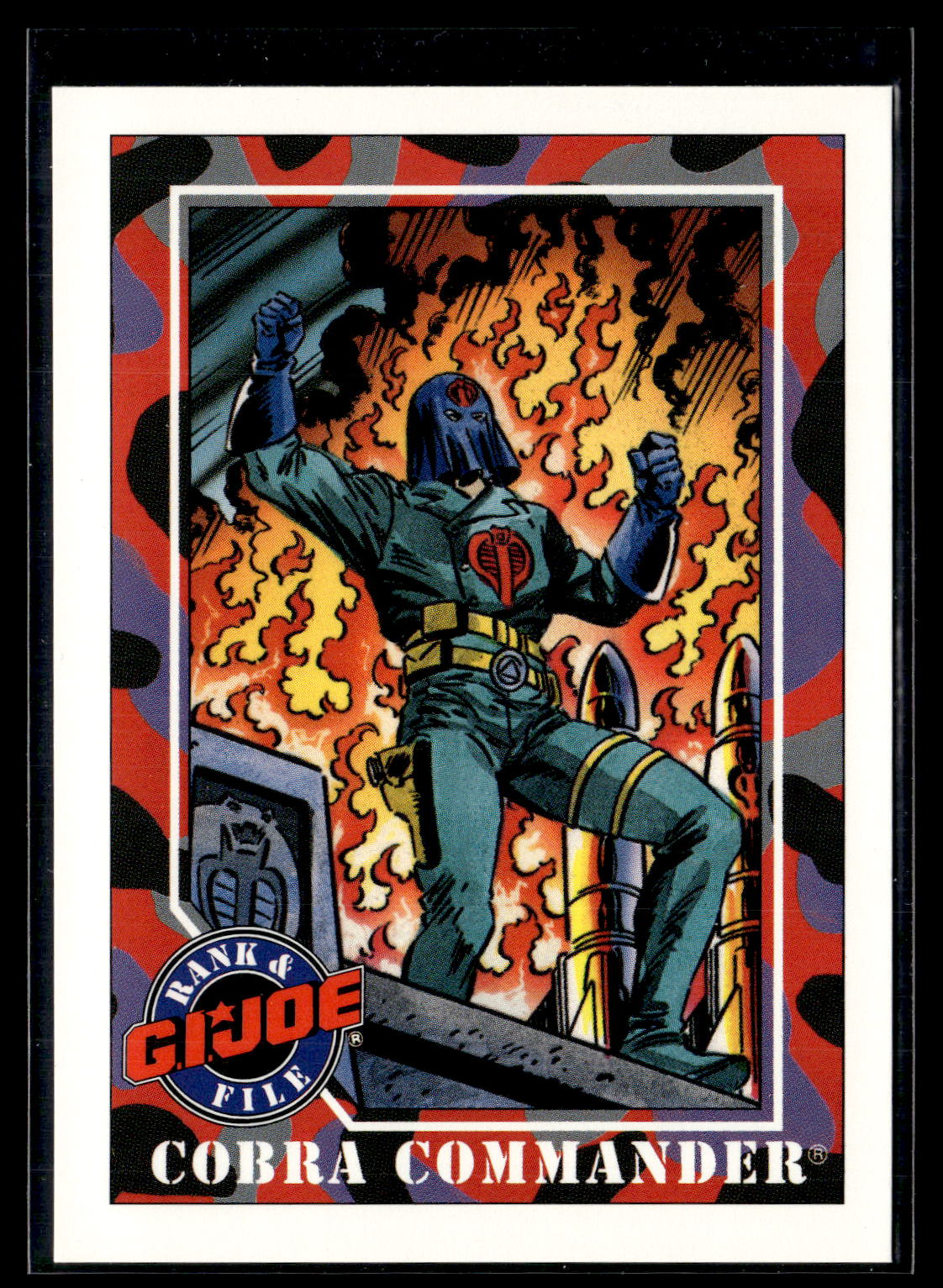 1991 Impel G.I. Joe #32 Cobra Commander