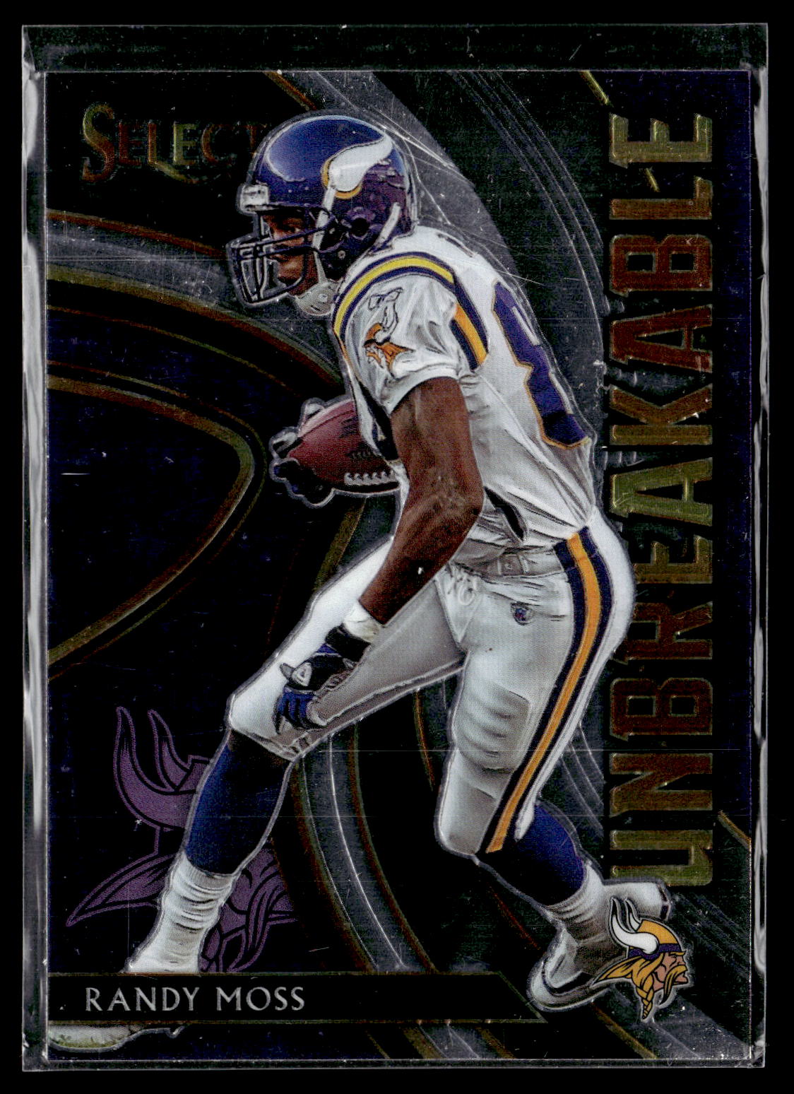 2020 Panini Select #U9 Randy Moss Unbreakable Prizm