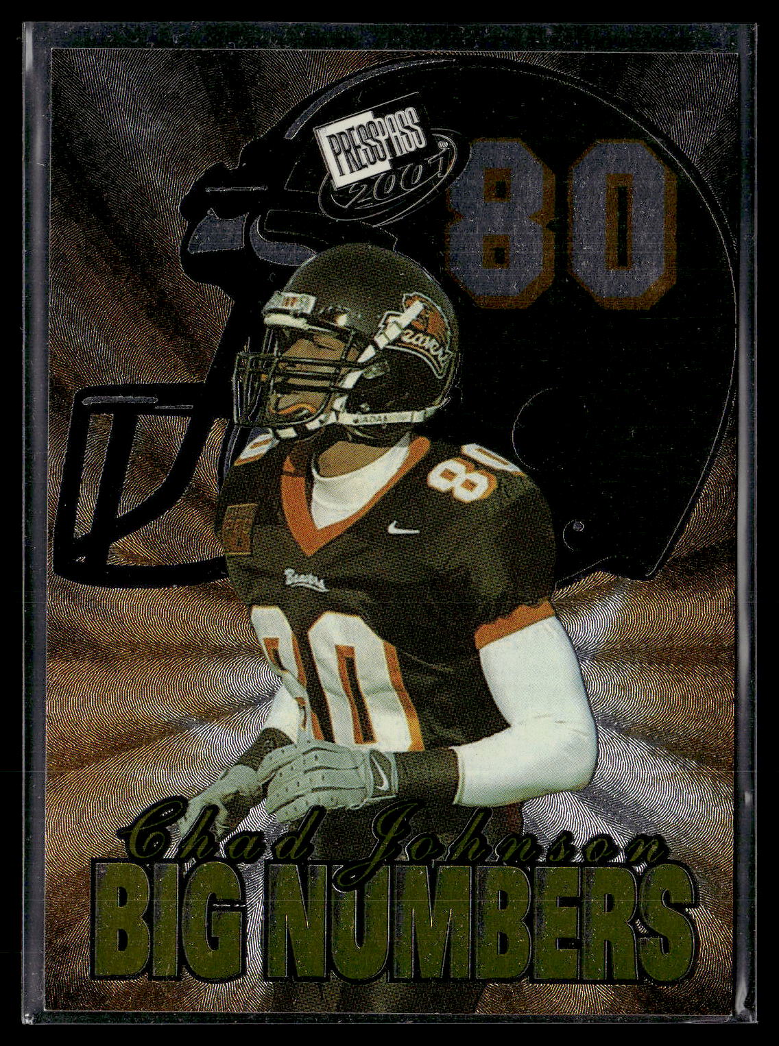 2001 Press Pass #BN9 Chad Johnson Big Numbers