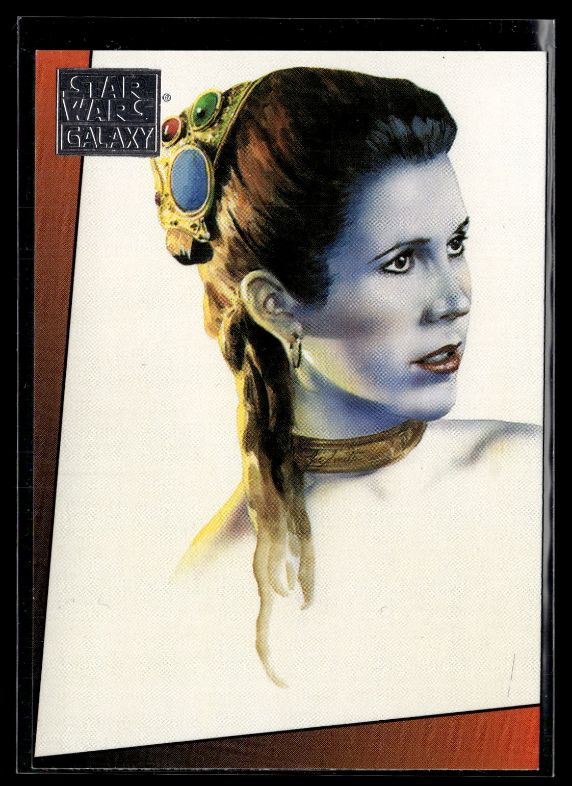 1993 Topps Star Wars Galaxy #5 Leia Organa