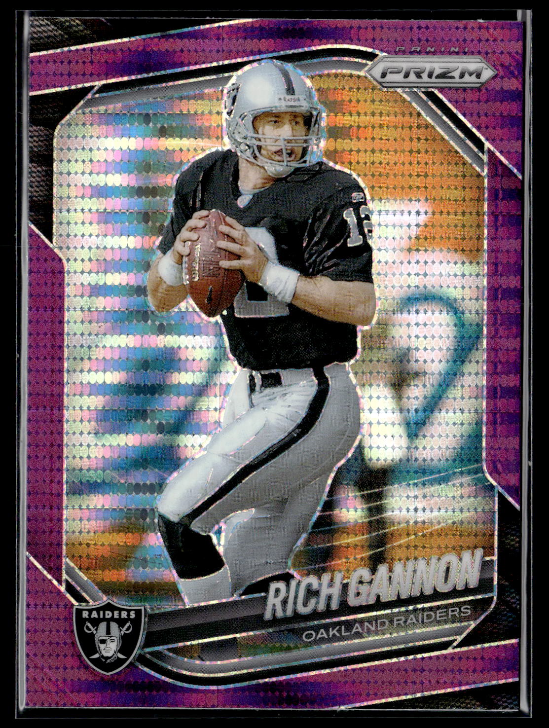 2025 Panini Prizm #115 Rich Gannon Purple Pulsar