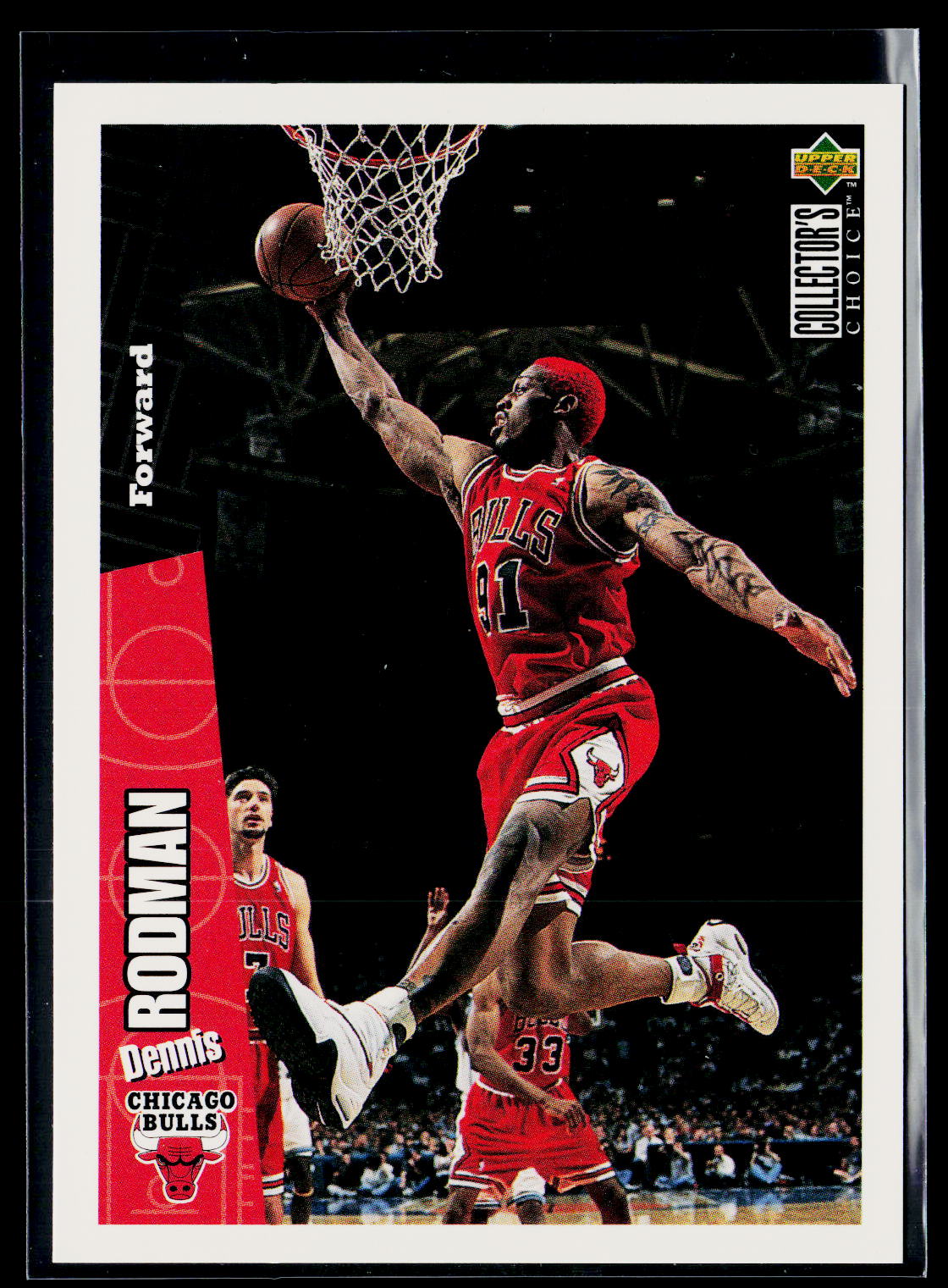 1996-97 Collector's Choice Chicago Bulls #CH8 Dennis Rodman