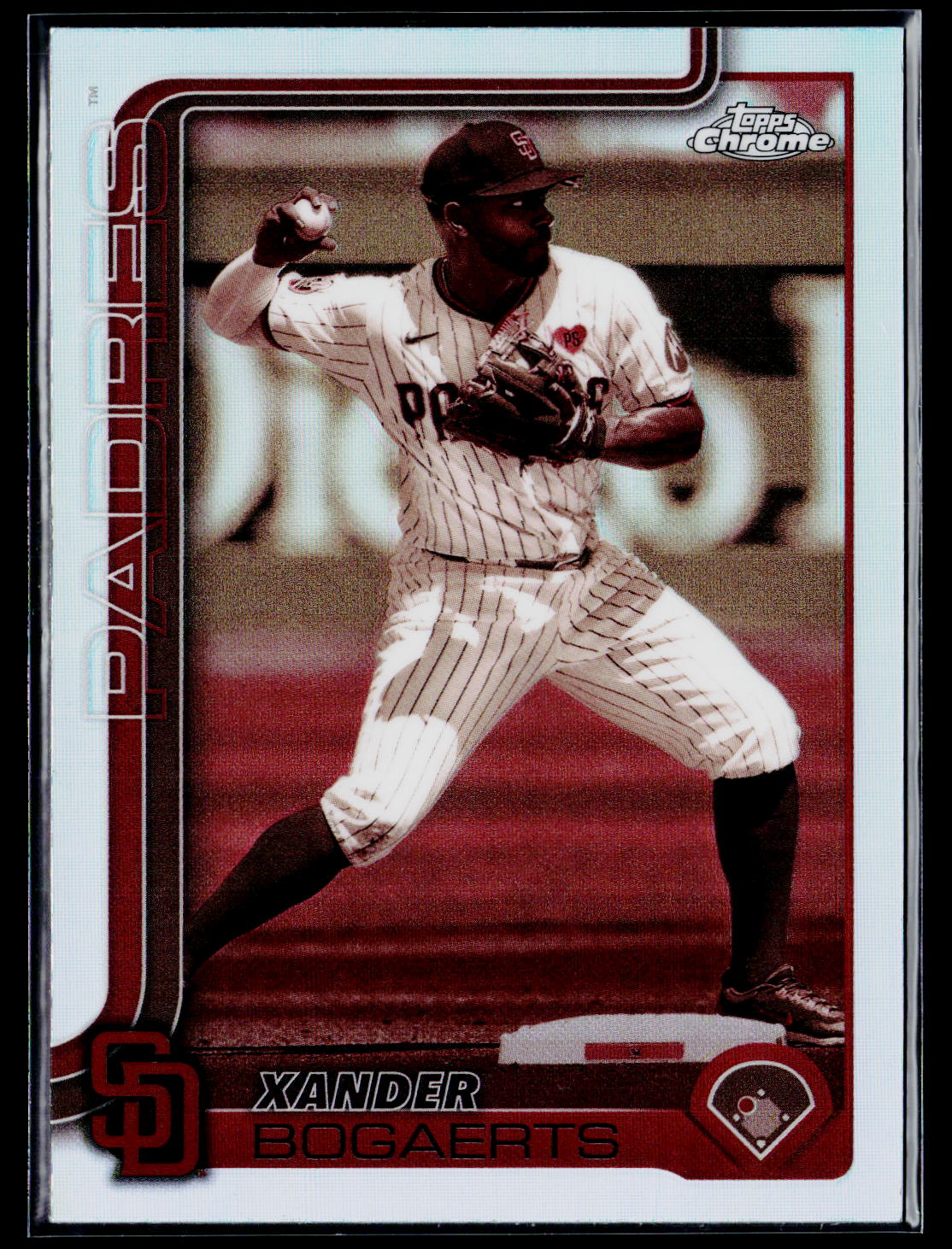 2025 Topps Chrome #229 Xander Bogaerts Sepia Refractors