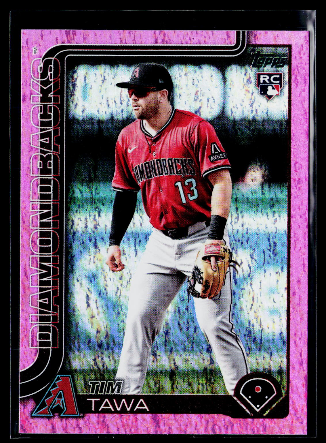 2025 Topps Chrome Update #USC104 Tim Tawa Pink Refractor Rookie