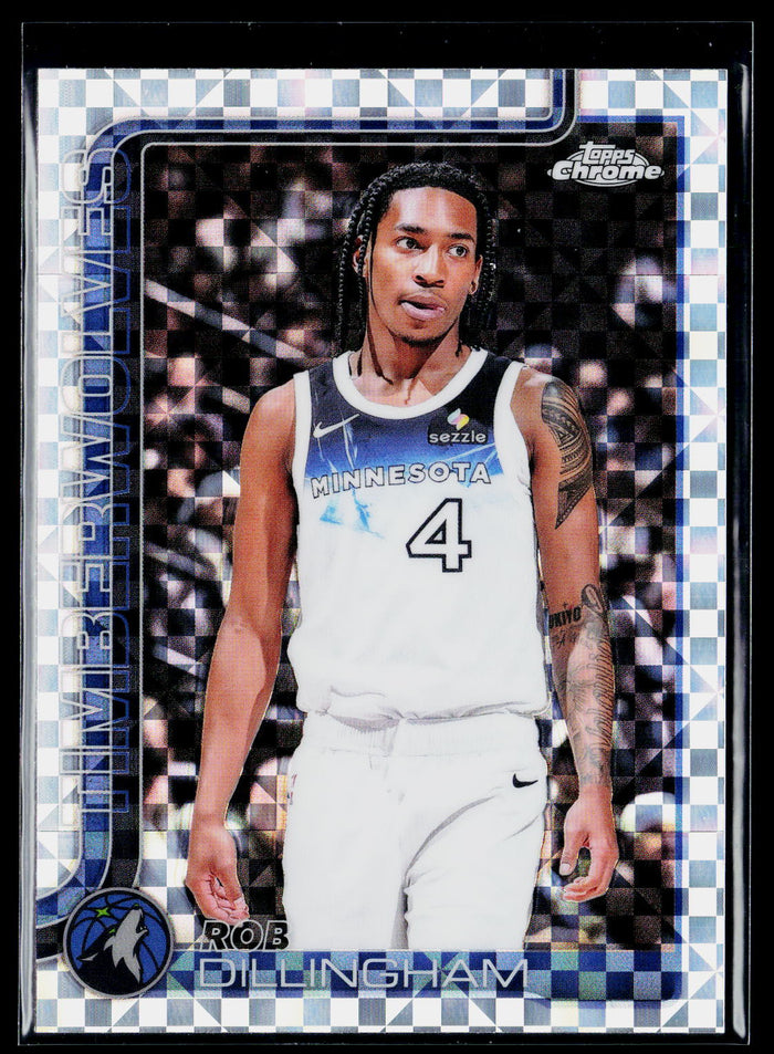 2025-26 Topps Chrome #162 Rob Dillingham X-Fractor
