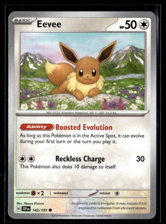 SV08: Surging Sparks #143/191 Eevee