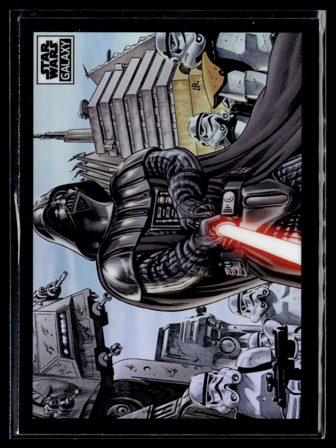 2022 Topps Chrome Star Wars Galaxy #59 Lord Vader & His Stormtroopers Refractor