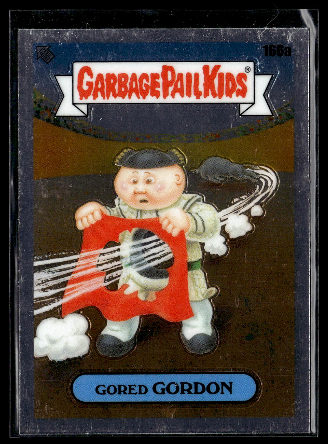 2021 Topps Chrome Garbage Pail Kids Original Series 4 #166a Gored Gordon