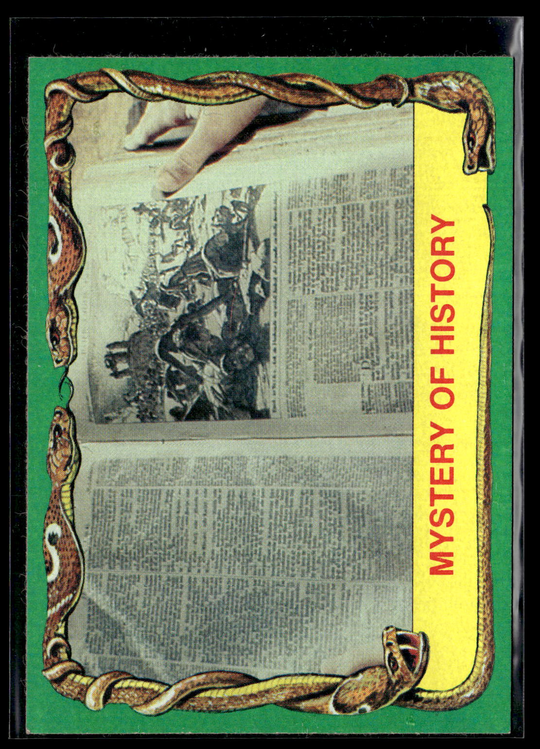 1981 Topps Raiders of the Lost Ark #19 Mystery Of History