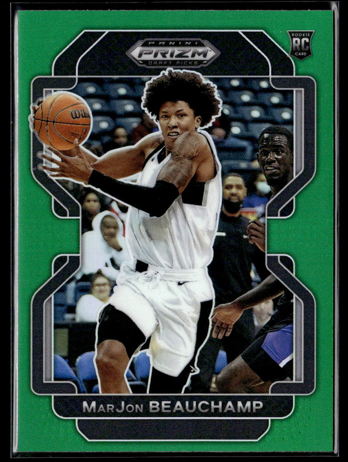 2022 Panini Prizm Draft Picks #72 MarJon Beauchamp Green