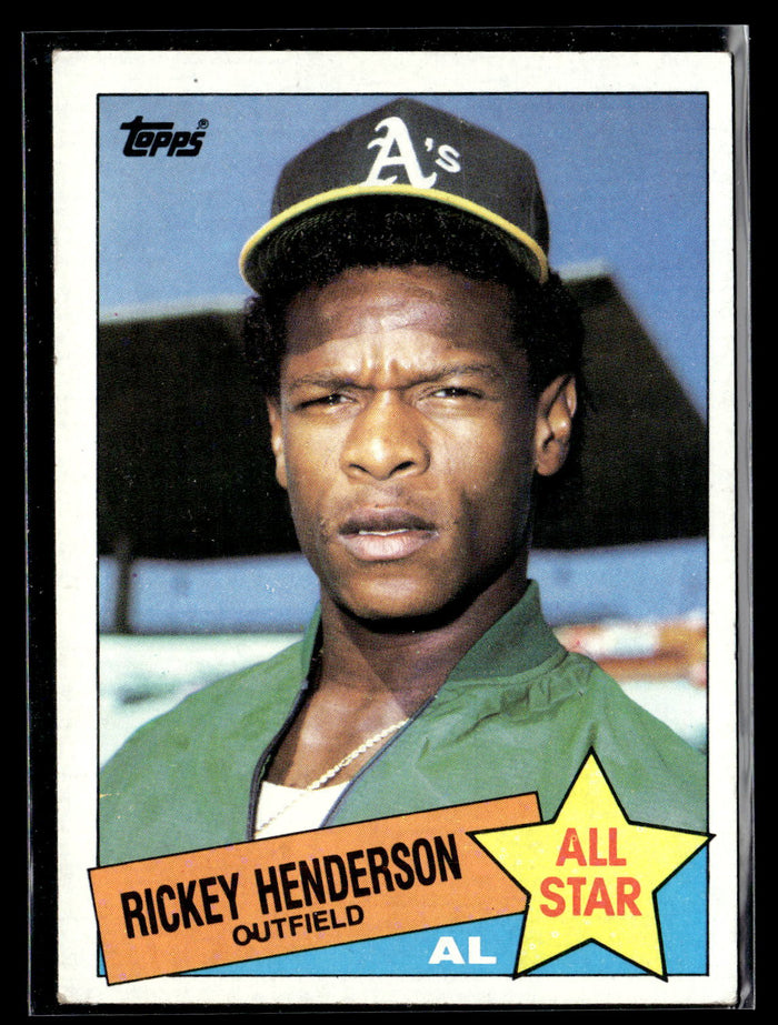 1985 Topps #706 Rickey Henderson