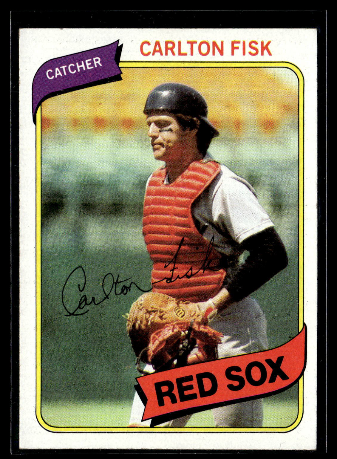 1980 Topps #40 Carlton Fisk