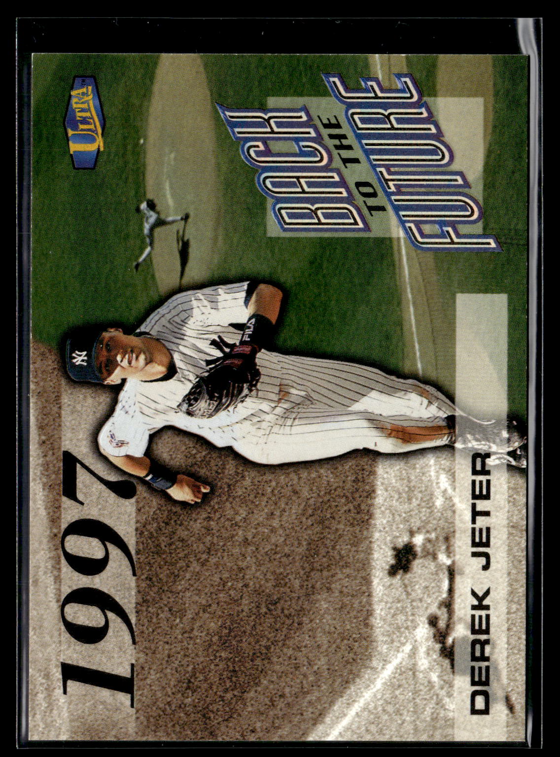 1998 Ultra #3 BF Derek Jeter Back to the Future