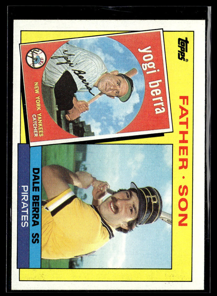 1985 Topps #132 Yogi Berra / Dale Berra F&amp;S