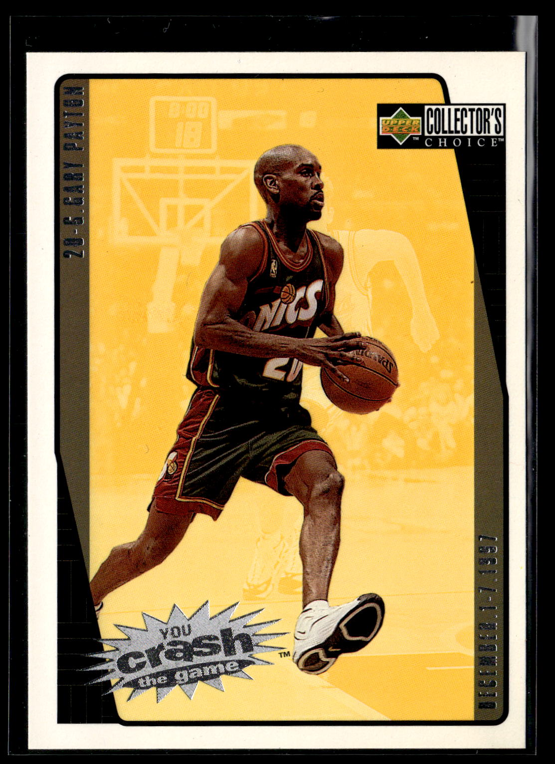 1997-98 Collector's Choice #C25a Gary Payton You Crash the Game Scoring