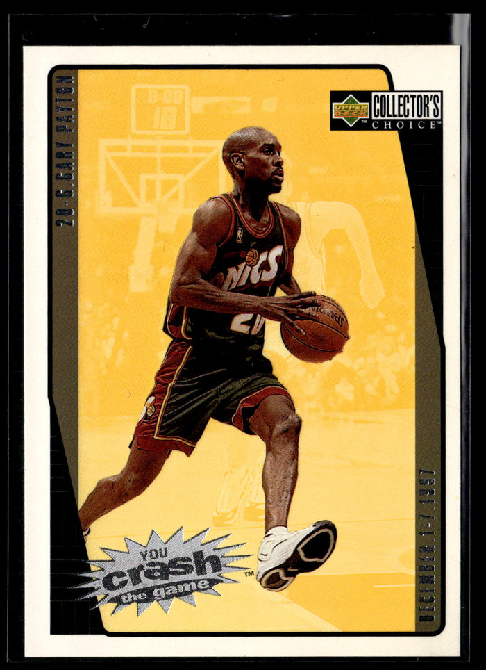 1997-98 Collector's Choice #C25a Gary Payton You Crash the Game Scoring