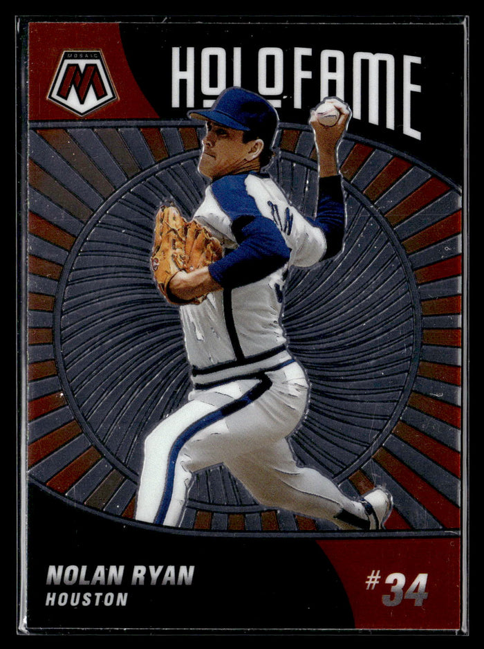 2022 Panini Mosaic #HF-8 Nolan Ryan Holofame
