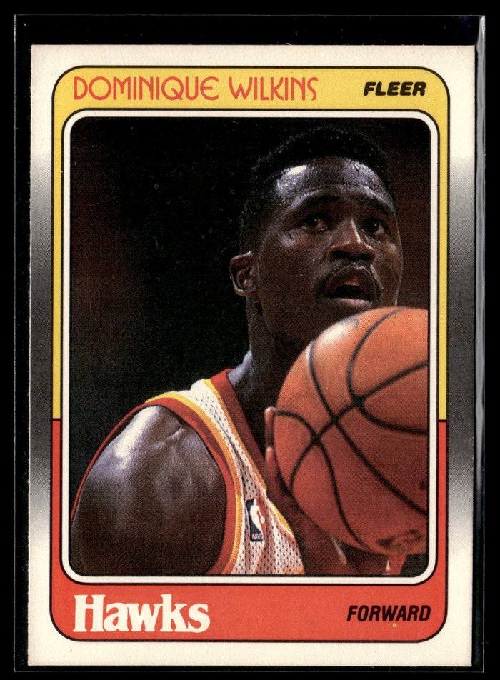 1988-89 Fleer #5 Dominique Wilkins