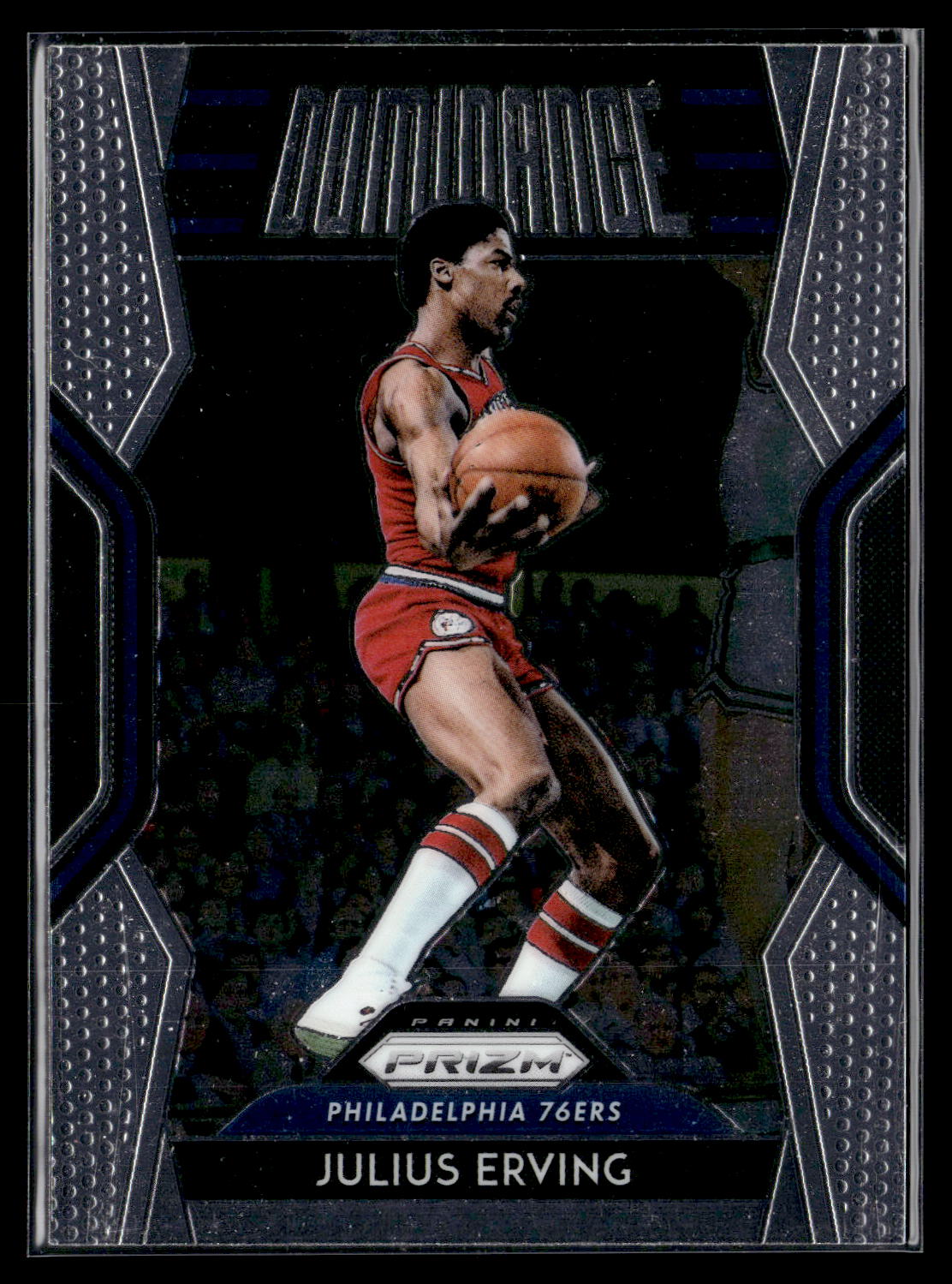 2018-19 Panini Prizm #17 Julius Erving Dominance