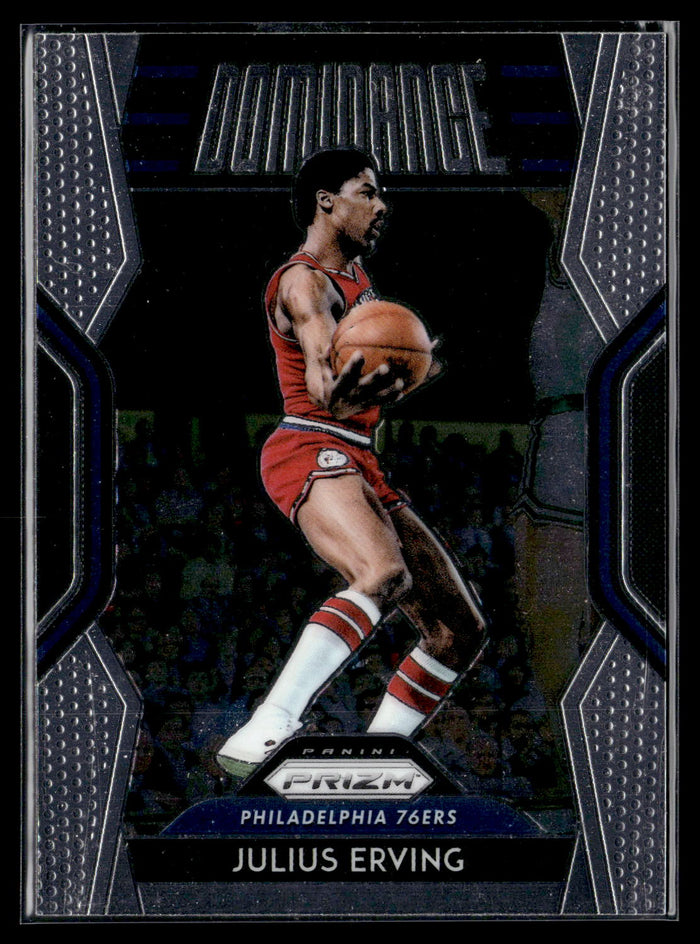 2018-19 Panini Prizm #17 Julius Erving Dominance