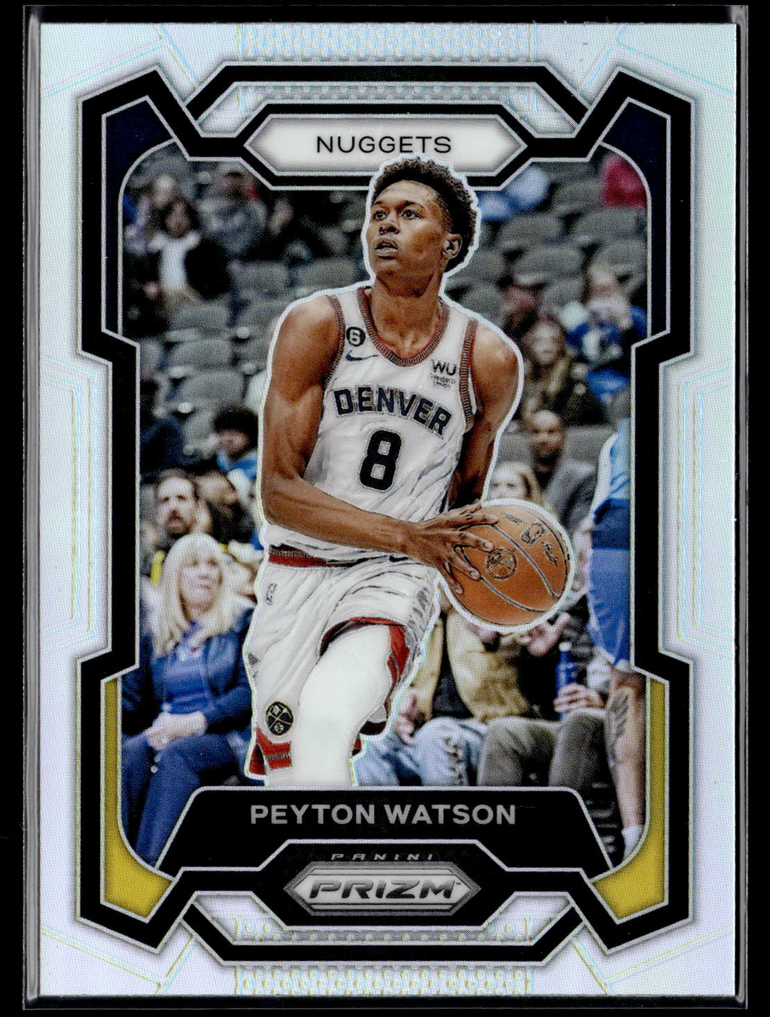 2023-24 Panini Prizm #247 Peyton Watson Prizms Silver