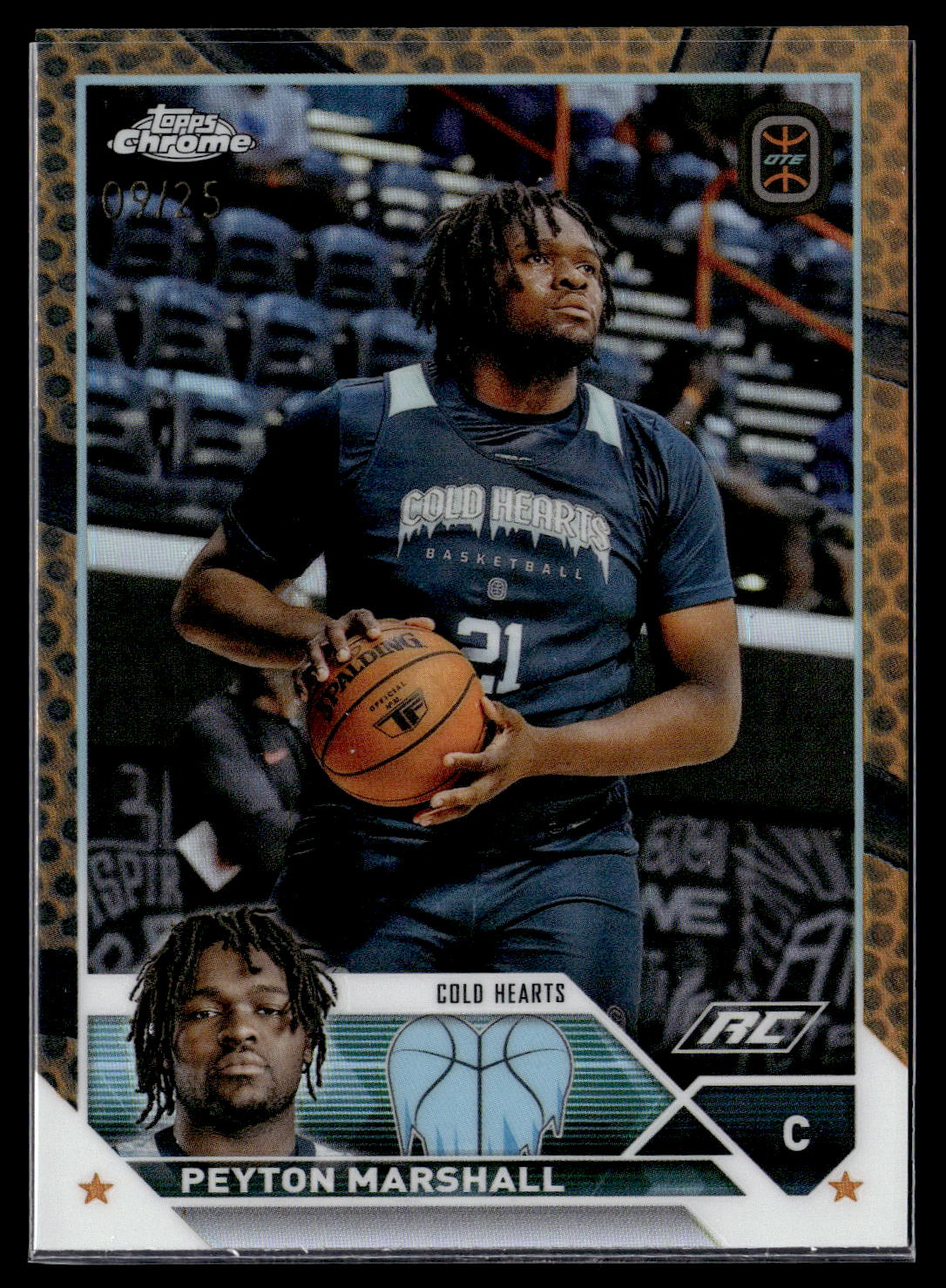 2023-24 Topps Chrome Overtime Elite #82 Peyton Marshall Basketball Refractor
