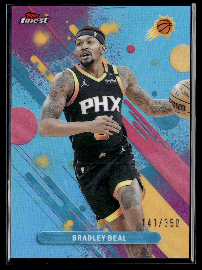 2025-26 Finest #84 Bradley Beal Sky Blue Refractor /350