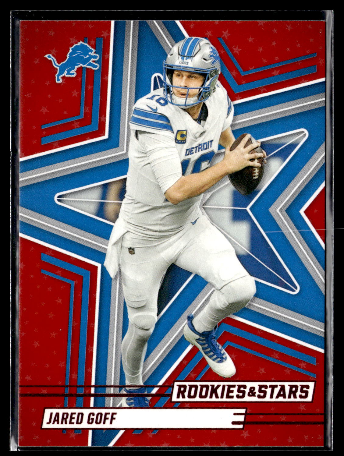 2025 Panini Rookies & Stars #67 Jared Goff Red