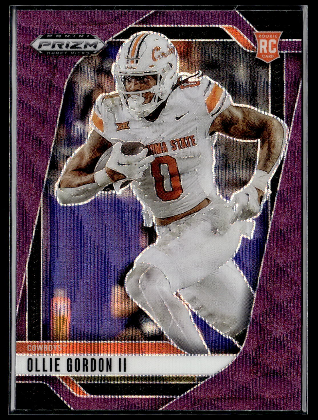 2025 Panini Prizm Draft Picks #88 Ollie Gordon II Purple Wave