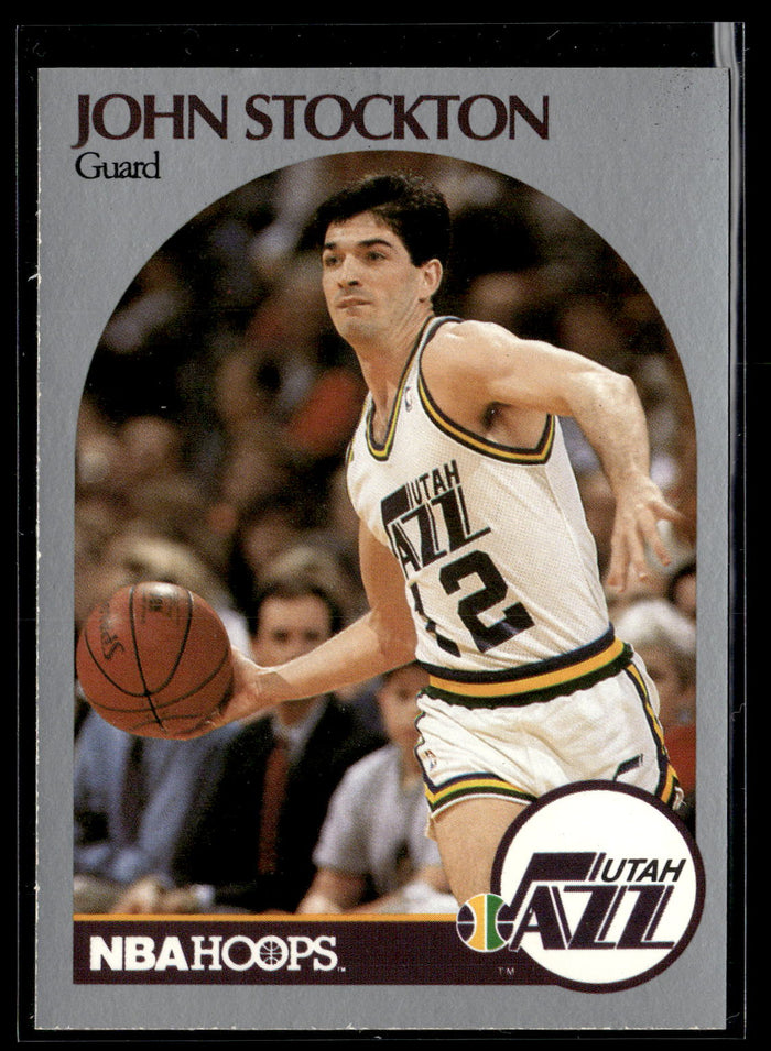 1990-91 Hoops #294 John Stockton
