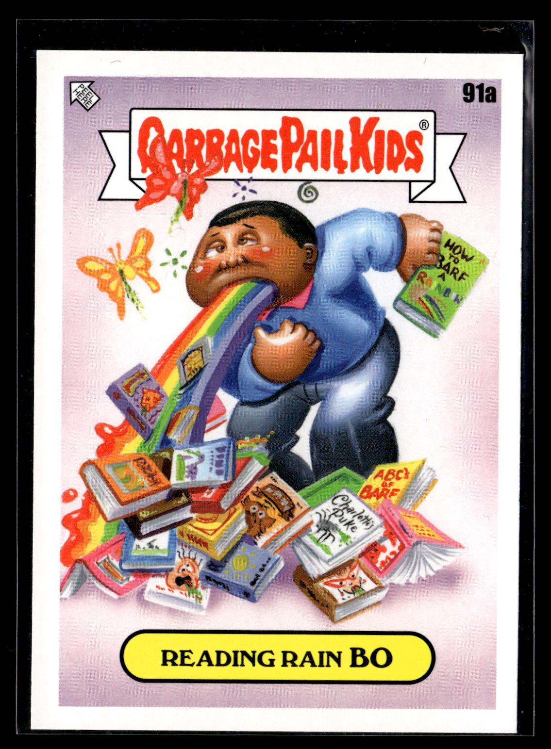 2022 Topps Garbage Pail Kids: Book Worms #91a Reading Rain Bo