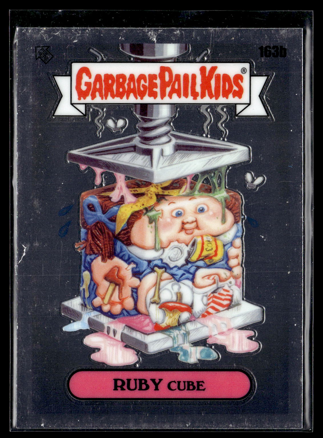 2021 Topps Chrome Garbage Pail Kids Original Series 4 #163b Ruby Cube