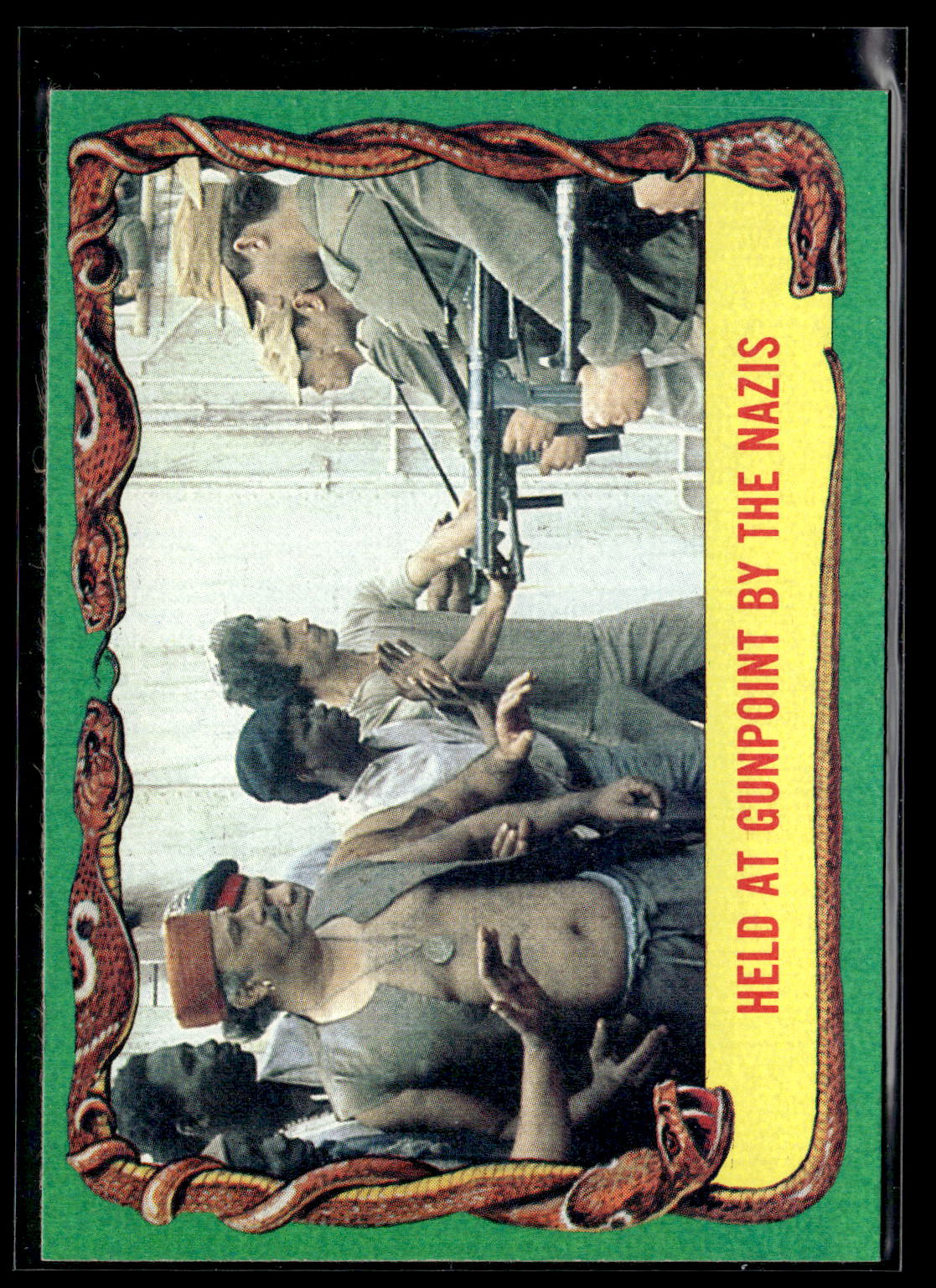 1981 Topps Raiders of the Lost Ark #72 Held at Gunpoint