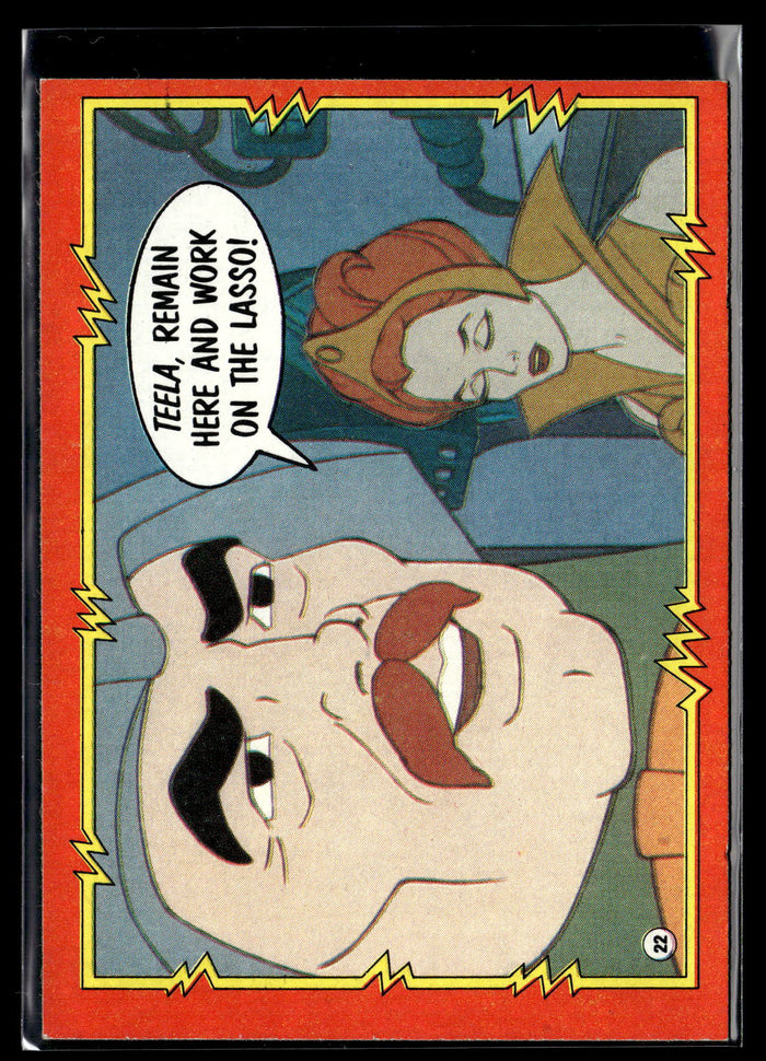 1984 Topps Masters of the Universe #22 No Adventure for Teela?