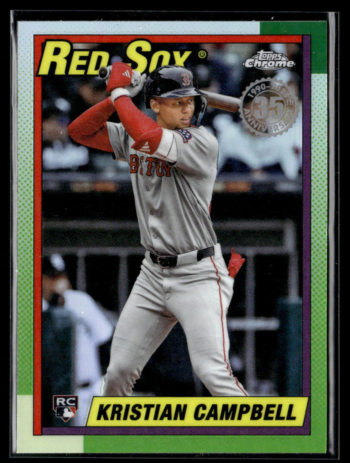 2025 Topps Chrome Update #90CU-19 Kristian Campbell 1990 Topps Chrome