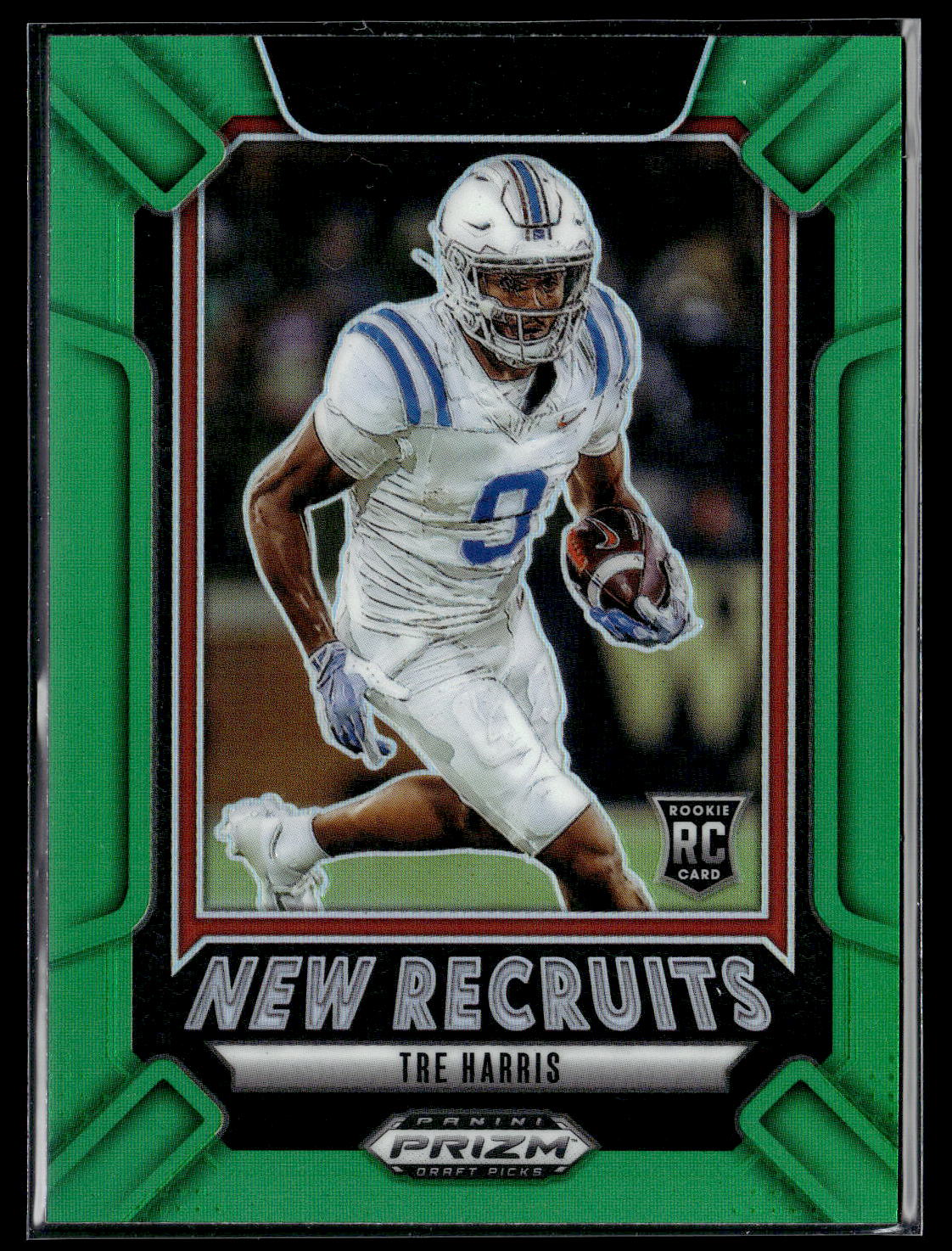 2025 Panini Prizm Draft Picks #2 Tre Harris New Recruits Green
