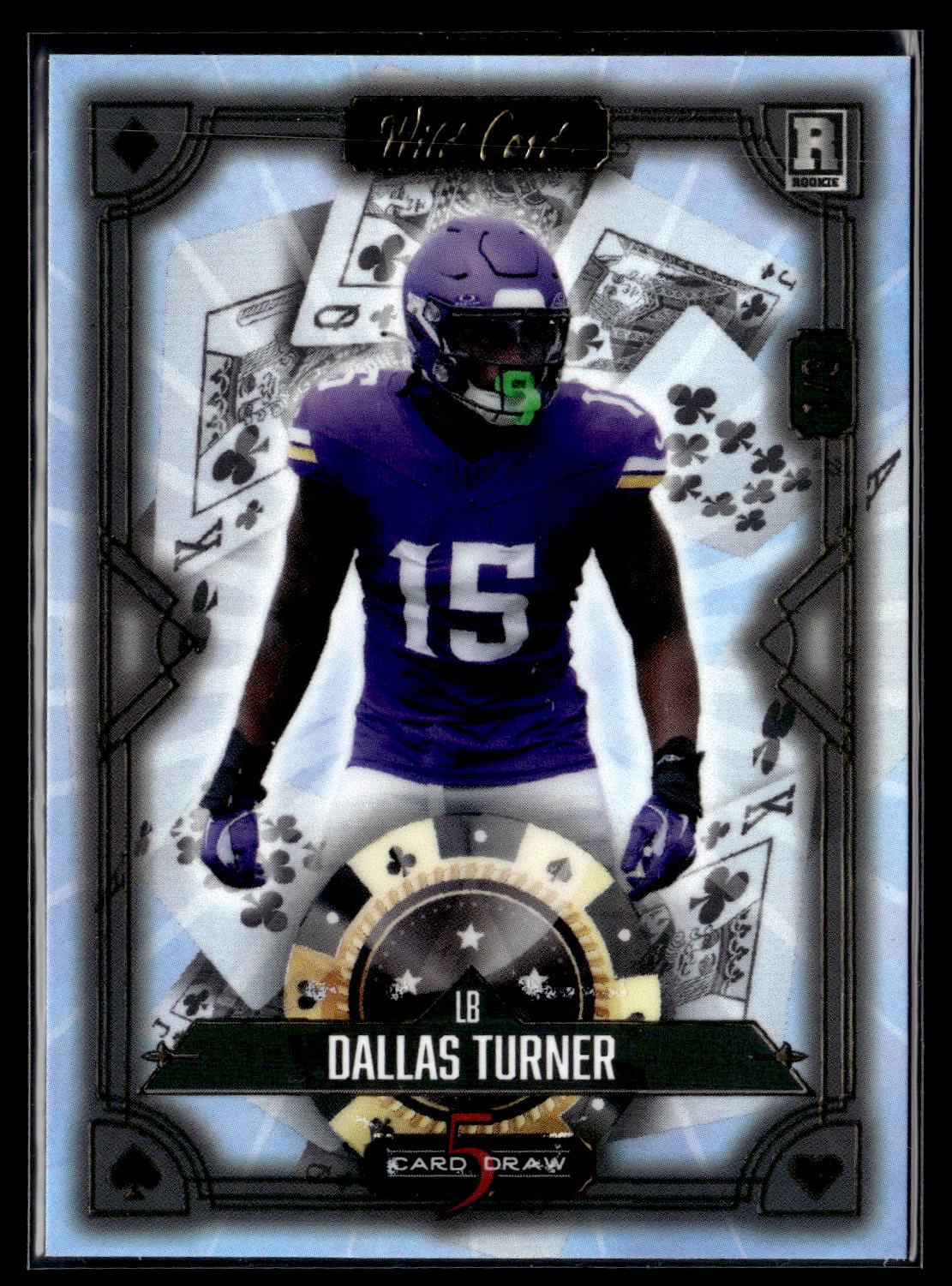 Wild Card #S5GDC1DT Dallas Turner 5 Card Draw