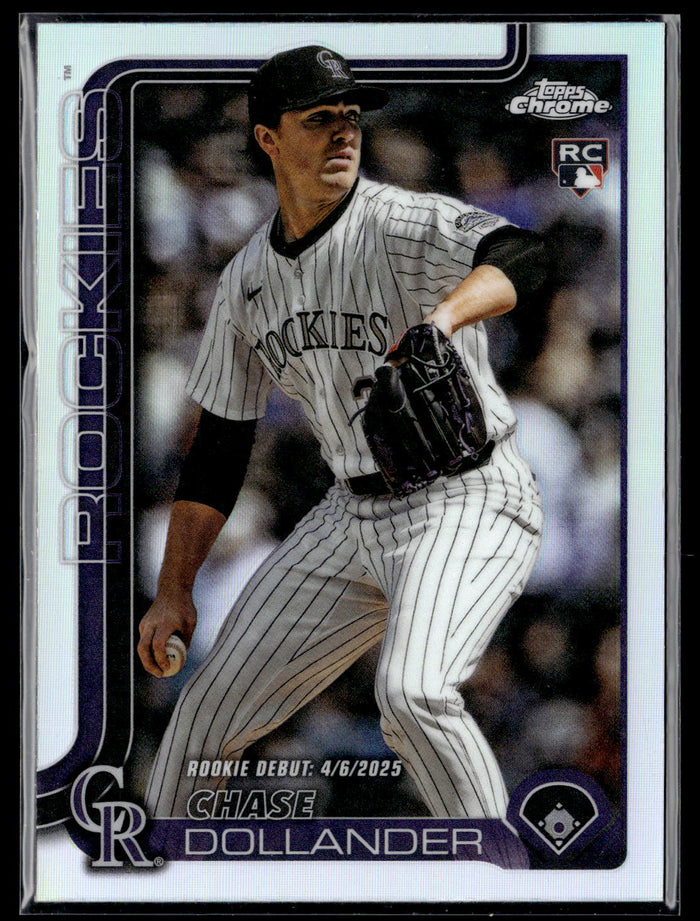 2025 Topps Chrome Update #USC175 Chase Dollander Refractors