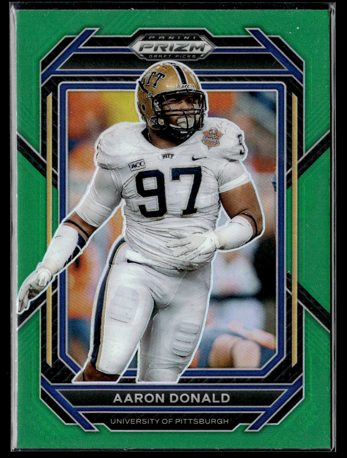 2023 Panini Prizm Draft Picks #1 Aaron Donald Prizms Green