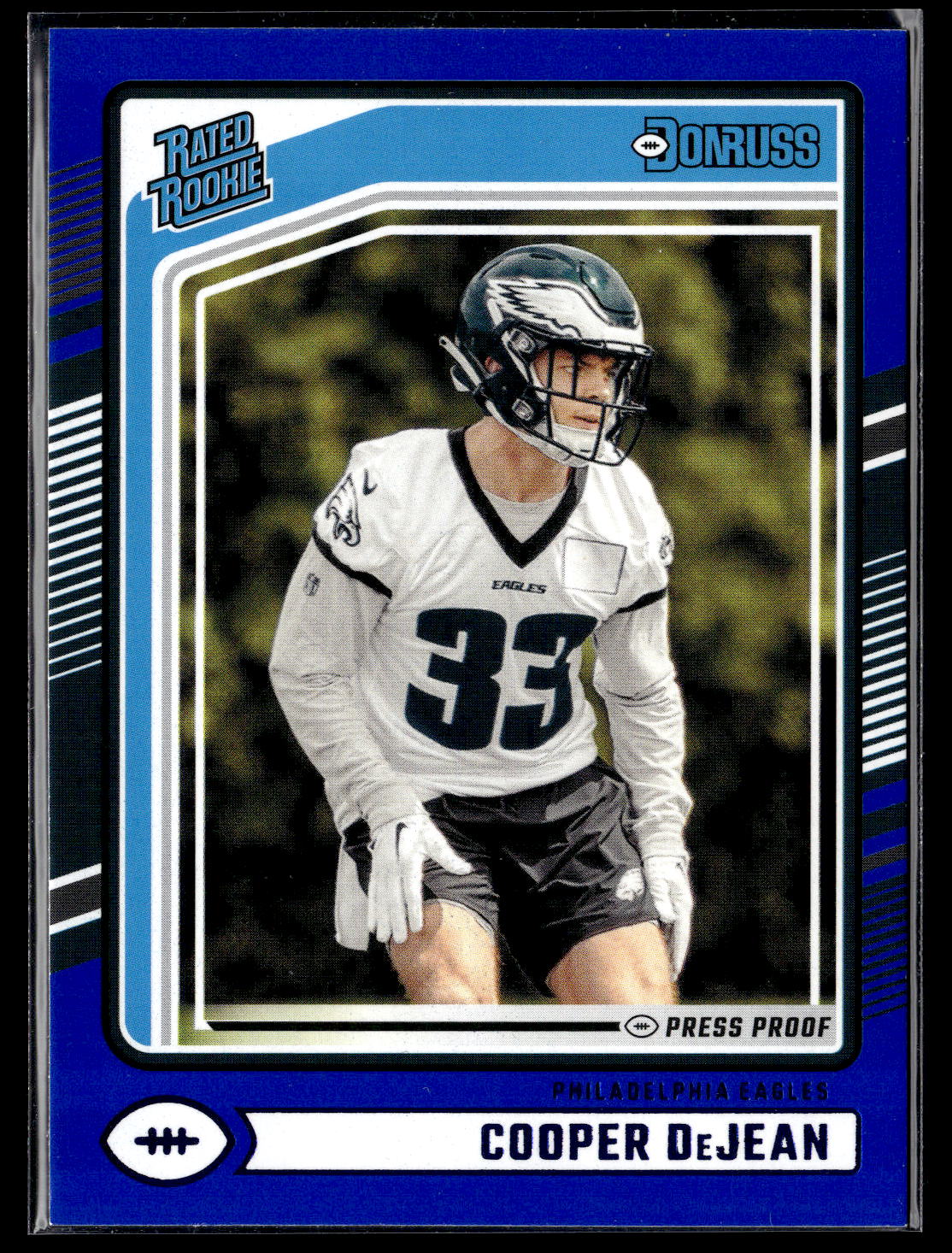 2024 Donruss #305 Cooper DeJean Press Proof Blue Rookie